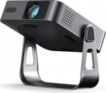 Nutikas mini projektor 4K [Ametlikult litsentseeritud rakendus ja &uuml;li&otilde;huke] VOPLLS 28000 lumeni automaatne fookus/kaugusekorrigeerimise projektor video, FHD 1080P projektor kaasaskantav WiFi Bluetooth/kodukino/telefon