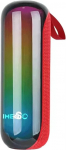 IMENSO kaasaskantav Bluetooth-k&otilde;lar - selge heli, RGB tuled s&uuml;nkroonivad muusikaga, IPX5 veekindel, 3H m&auml;nguaeg, 360&deg; stereoheli matkamiseks, jalgrattas&otilde;iduks, v&auml;ljas (Scarlet)
