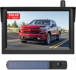 5-tolline p&auml;ikesep&ouml;&ouml;rdekaamera juhtmevaba komplekt, 3 min DIY paigaldus, HD1080P monitor toetab 2 kanalit, IP69K veekindel auto, maasturi, kaubiku, matkaauto Foxpark jaoks