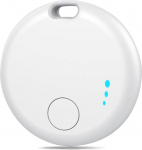 Smart Bluetooth Tracker Item Finders, Tracker Tag Key Finder, mis on &uuml;hilduv iOS-iga, Locator Tracker v&otilde;tmete pagasi kotid rahakotid seljakotid (valge)