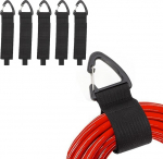 Robuste Klettverschluss-Organizer mit dreieckiger Schnalle, Klettverschluss-Aufh&auml;nger f&uuml;r Kabel, Seile, Schl&auml;uche, ideale Garagenaufbewahrung f&uuml;r Zuhause, Werkstatt, Schuppen, 6 St&uuml;ck