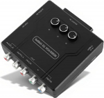 RGBS VGA SCART to YPBPR Component Converter SFC jaoks Genesis jaoks N64 jaoks Dreamcast jaoks Wii jaoks MD jaoks Saturn Converter Toetab 480i, 480p, 576i, 576p, 720p, 1080i.