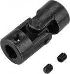 ID 10 mm OD20 mm Motor Shaft Coupling Universal Shaft Coupling Motor Plug DIY Steering Universal Joint with Keyway