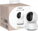 Aqara 2K Interior Security Camera E1, Pan & Tilt, HomeKit Secure Video, Two-Way Audio, Night Vision, Person Tracking, Wi-Fi 6, Supports HomeKit, Alexa, Google Home, SmartThings, IFTTT