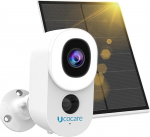 UCOCARE 4MP Outdoor Solar Surveillance Camera, Battery WiFi, Solar Surveillance Camera, 400 Lumens Strong Headlight, Coloured Night Vision, AI Person Detection