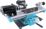 Elektrische Drehmaschine, Drehzahlregulierung, 7000 U/min, kompakt f&uuml;r die Pr&auml;zisionsbearbeitung von Weichmetallen, Holz und Kunststoffen