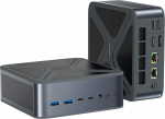 ALLIWAVA GH8 Mini PC, AMD Ryzen 9 8945HS (kuni 5.2GHz), 32GB DDR5 RAM 1TB SSD, AMD Radeon 780M, Dual 2.5G LAN, USB4, HDMI/DP, Wi-Fi 6/BT 5.2, Dual SSD Slot, Metall, kompaktne m&auml;ngude miniarvuti.