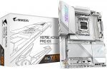 GIGABYTE X870E AORUS PRO Ice emaplaat - toetab AMD Ryzen 9000 protsessoreid, 16+2+2 Phase Digital VRM, kuni 8000MHz DDR5 (OC), 3xPCIe 5.0, Wi-Fi 7, 2.5GbE LAN, USB 4