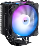 darkFlash Z4Pro Mist protsessorijahuti, 120mm Single Tower, TDP 200W, 4&times;6mm Heatpipes, ARGB PWM PC ventilaator, CPU &otilde;hujahuti, mis &uuml;hildub Intel LGA115x/12xx/17xx; AMD AM4/AM5, 155mm k&otilde;rgus (must)