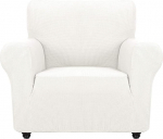 ZNSAYOTX Super Stretch Chair Slipcover Universal Diivan Chair Covers for Living Room Koerad Lemmikloomad m&ouml;&ouml;bli kaitsja Spandex tugitool Slipcovers Anti Slip Foam Sticks (valge, tool)