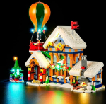 GEAMENT LED valguskomplekt, mis &uuml;hildub Lego Santa Post Office (Santa's Post Office) ikoonide 10339 ehitusklotside mudeliga (mudelikomplekt ei kuulu komplekti).