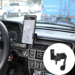 Lada Niva mustale autotelefoni hoidikule GPS navigatsioonitugi jookide tassi klamber iPhone Huawei Xiaomi Samsung nutitelefonile