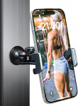 Magnetiline mobiiltelefoni hoidja, vastupidav 360&deg; p&ouml;&ouml;ratav, libisemiskindel klamber, &uuml;litugev neod&uuml;&uuml;m magnet jooksurajale, jalgrattale, kaalupingile, universaalne sobiv k&otilde;ikidele nutitelefonidele