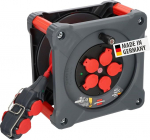 Brennenstuhl Professional ehitusplatsi kaablirull koos Powerblock KC 3210 5 (33 + 5 m, H07BQ-F3G2.5 kaabel punane, 5 maanduskontaktpistikupesa, p&uuml;siv v&auml;litingimustes, valmistatud Saksamaal)