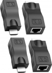 Times Mark CAT6 kaabel HDMI RJ45 laiendaja v&otilde;rgukaabli pikendusmuundur 1080P HDMI Ethernet v&otilde;rgu laiendaja saatja vastuv&otilde;tja muundur konverter