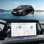 &Uuml;hildub VW Golf MK8 2020-2024 Navigatsiooniekraani kaitsekile VW Golf 8 GTI GTD GTE 10-tollise Discover Pro puuteekraani karastatud klaasist kaitsekile 9H kriimustuskindel Golf 8 2024 tarvikud
