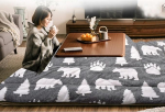 Kotatsu 4-osaline komplekt k&uuml;ttelaua k&uuml;ttelaua Jaapani soe laud Tatami kohvilaud elutuppa t&auml;ispuidust kohvilaudade k&uuml;ljelaua soojenduslaud tuppa magamistoa m&ouml;&ouml;bel (V&auml;rv : E, Suurus