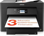 Epson WorkForce WF-7830DTWF 4-in-1 Business Ink multifunktsionaalne seade (printimine, skannimine, kopeerimine, faks, WiFi, Ethernet, t&auml;isdupleks, &uuml;ksikud kassetid, kuni DIN A3), sh 9 kuu ReadyPrint Flex tinditariifiga.