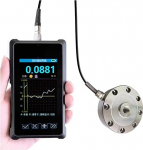 Digitales Kraftmessger&auml;t, Tragbares Kraftmessr&auml;t Digitales Handdynamiummessr&auml;t Messr&auml;t Mess Pull Push W&auml;zellenanzei Handheld Wiederaufladbar f&uuml;r Materialpr&uuml;fung