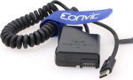 Eonvic EP-5A to USB Type C toitekaabel EN-EL14 EP-5A Dummy Battery Connector Kit Asendustoitekaabel D3100 D3300 D3400 D3400 D5200 jaoks