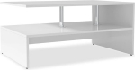 vidaXL kohvilaud 90x59x42cm valge elutoa k&uuml;lgmine taimestik