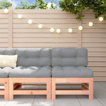 Homgoday Garden Keskmine diivan 2 Pack Solid Douglas kuusepuust diivanid Outdoor Garden Bed Diivan Diivan Garden elutuba Patio Outdoor m&ouml;&ouml;bel u1