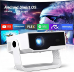ZDK 2026 Upgrade Mini Beamer Integrierte Apps, Android 14, toetab 4K 1080P, Trapezkorrektur, WLAN&BT Beamer 4K Heimkino, Projektor Tragbarer mit um 270&deg; drehbarem St&auml;nder, Kompatibel Laptop/Handy