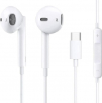 USB C k&otilde;rvaklapid iPhone 17/16/16e/15 Pro Max/Plus, C-t&uuml;&uuml;pi k&otilde;rvaklapid juhtmega k&otilde;rvaklapid (mikrofon ja kaugjuhtimispult) m&uuml;ravastased iPad Pro, Galaxy S23/S22/S21/S20/Ultra Note10/20, Pixel jaoks