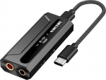MECHEN AP10 k&otilde;rvaklappide v&otilde;imendi DAC koos ES9028Q2M & ES9603Q, toetab 384kHz/DSD256, kaks v&auml;ljundit 3.5mm+4.4mm, nutitelefonidele/PC-dele/Laptopidele/pleieridele