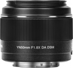YNLENS YN50 mm F1.8X DA DSM F1.8 Large Aperture Mount and Lens Lens AF/MF Auto Focus Compatible with Fuji (YN50 mm F1.8X DA DSM)