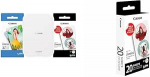 Canon Zoemini 2 Mini fotoprinter Mobile Portable Travel Pocket Printing Kit & ZP-2030-2C Original Zink fotopaberi ringi kleebis