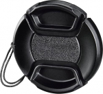 Hama Smart Snap Objektiivikaitse 37 mm (37 mm objektiiviga kaameratele, koos hoidja/paela/paelaga, objektiivi kaitsekate, objektiivi kate, asendusena, lihtne kinnitus, klamber, universaalne) must