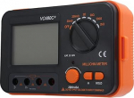 Aramox VC480C Plus Milliohmmeter ABS 4-Draht-Tester 0,01 m&Omega; Bis 2 k&Omega; 6 Bereiche LCD-Datenspeicher-Hintergrundbeleuchtung f&uuml;r Elektriker Techniker Niedrigtests