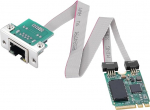 M.2 2.5G Gigabit Ethernet v&otilde;rgukaart, M.2 A+E Key 2.5G Ethernet adapter RTL8125B kiibistikuga, &uuml;heportiline Gigabit Server NIC adapter Win/Linuxi jaoks