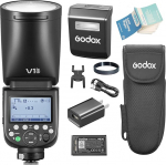 Godox V1PRO-S TTL Li-ion &uuml;mmarguse peaga kaamerasalvesti Uuenduslik v&auml;line v&auml;lklamp SU-1 LED-modelleerimislamp 76Ws Sony Alpha A9 III, a7 III, a7C II, a7 IV, a7C, a7 RV, a7/a7S III a6700 a6400 jaoks