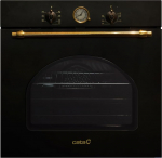 MRA7108WH Elektriline sisseehitatud k&uuml;psetusahi Rustic Black - Energiaklass A - 7 funktsiooni ja mehaaniline k&uuml;psetusprogramm - 5 k&otilde;rguse ja 60 l mahutavusega ventilaatoriga ahju - Cata