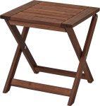 IKEA Applar&ouml; Outdoor Stool 40 x 38 x 42 cm Foldable Brown Dyed