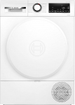 Bosch WQG233D21 seeria 6, soojuspumbaga kuivati 9 kg, kiirkuivatus, pooleldi laadimise v&otilde;imalus, niiskusanduriga, Easy Clean filter, tundlik kuivatuskangas, trummel tagurpidi, valge