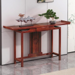 Generisch Massiivpuidust sissep&auml;&auml;sulaud sahtlitega - minimalistlik konsool- ja diivanilaud esikusse ja elutuppa, stiilne altarilaud (100 x 31 x 82 cm)