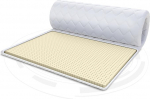 FDM madratsi pealisplaat Lateksmadratsi pealisplaat 140 x 200 cm K&otilde;vadus H3 K&otilde;rgus umbes 2 cm Sobib allergikutele &Ouml;ko-Tex valge