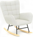 Rocking toolid t&auml;iskasvanutele, Teddy Fleece lastetuba Rocking Chair l&otilde;&otilde;gastav terrassitool massiivpuidust jalgadega High Back Lounge toolid r&otilde;dule elutuppa magamistuppa (16 v&otilde;rkudega)