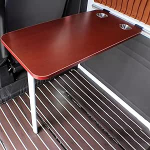 Klappbarer Campingtisch f&uuml;r Wohnmobil, tragbarer Campingtisch, Wandmontage, Klapptisch f&uuml;r Wohnmobil, geeignet f&uuml;r Picknicks im Freien (Farbe: A)