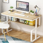 Moderner Computertisch f&uuml;r Heimb&uuml;ro, lihtsam Arbeitsplatz f&uuml;r Studium, Schreiben, Spielen; stilvoller Chefschreibtisch f&uuml;r Schlafzimmer und Wohnzimmer, platzsparendes Design, ergonoomischer Komfort