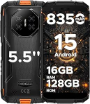 DOOGEE Fire 3 Pro Android 15 Al v&auml;litelefon ilma lepinguta 16GB RAM + 128GB ROM (2TB TF) 8350mAh/18W, 5,5-tolline HD+ Gemini Al, v&auml;litingimustes kasutatav nutitelefon Unisoc T7200, 16MP AI kaamera, Dual SIM 4G