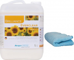Berger-Seidle Everclear L93 hoolduskomplekt | Matt | V&auml;rvitu | Hooldusvahend parkettidele, plankudele | 5 liitrit + pehme Premium poleerimislapp