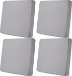 Newwiee Stretch-Kissenbez&uuml;ge, f&uuml;r Sofa, Couch, Sitz, Stuhl, individuell, wasserdicht, Ersatz-Kissenbez&uuml;ge, M&ouml;belschutz f&uuml;r Kinder, Haustiere, Hellgrau, 4 St&uuml;ck