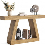 LITTLE TREE 140cm diivanilaud koos hoiuruumiga konsoollaud Country Style Home Ristk&uuml;likukujuline puitm&ouml;&ouml;bel sissep&auml;&auml;suks elutuppa magamistuppa kontorisse esikusse Tammepuust