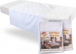 PimPam Factory - (Pack of 2) Waterproof Mattress Protector - Washable Mattress Topper - Dimensions - 80 x 190 cm - Ideal for Cots, Adults or Pets with Incontinence