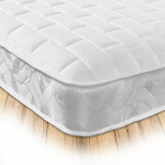 Starlight Beds Brick Design Tepitud vedrumadrats Memory Foam kihiga, pehme tugevus, valge, 18 cm s&uuml;gav, l&uuml;hike madrats (70 x 150 cm)
