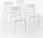 Martina Vaikne vaigutool koos klaaskiuga (4, valge)